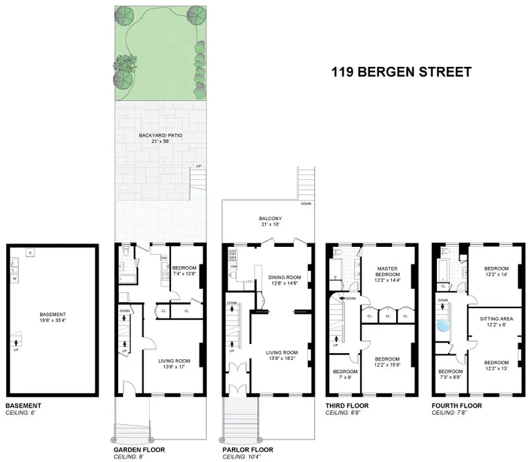 119 Bergen Street | floorplan | View 19