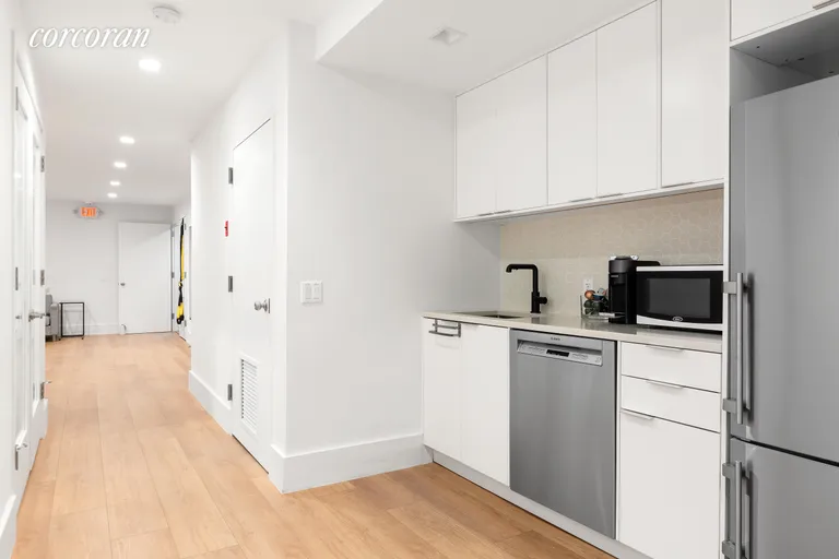 New York City Real Estate | View 257 Berry Street | Basement Kitchenette | View 17