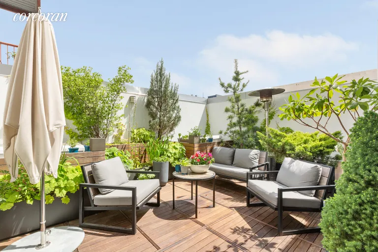 New York City Real Estate | View 257 Berry Street | Fully Landscaped Terrace | View 13