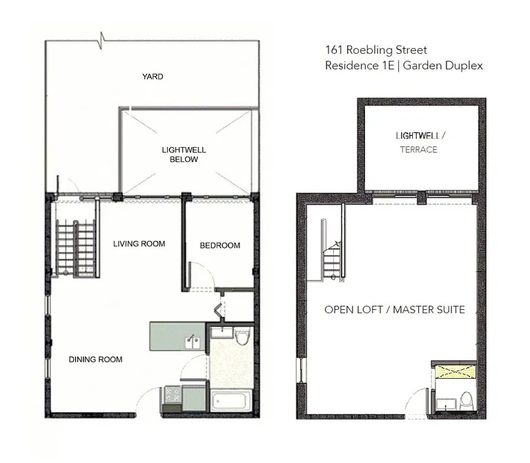161 Roebling Street, 1-E | floorplan | View 9