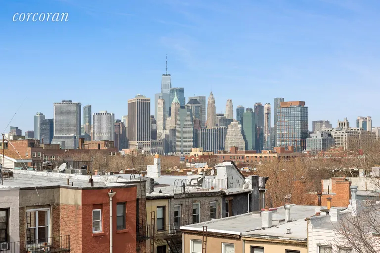 New York City Real Estate | View 221 Sackett Street, 4 | Roof terrace w expansive view  | View 10