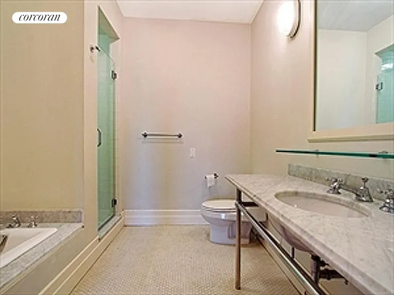 New York City Real Estate | View 1 Main Street, 3F | Master Bathroom | View 5