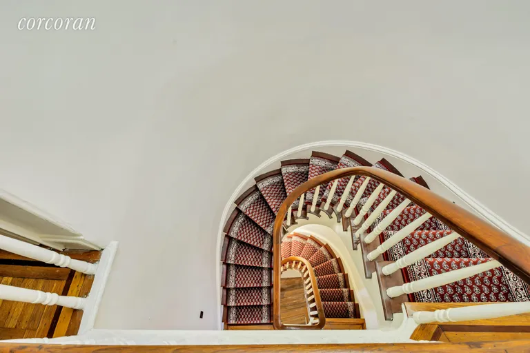 New York City Real Estate | View 167 State street, Parlor Triplex | Classic Spiral Stairs | View 9