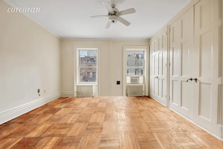 New York City Real Estate | View 167 State street, Parlor Triplex | South Facing Bedroom with a wall of closets | View 6