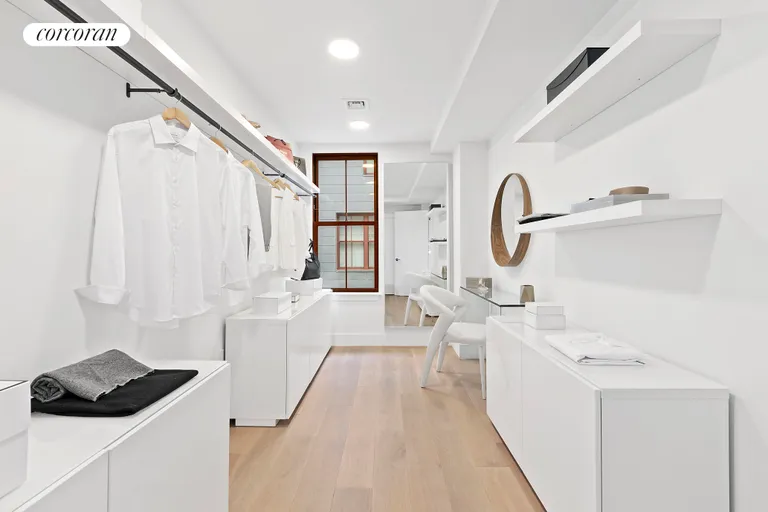 New York City Real Estate | View 27 North Moore Street, 10/11B | Exceptional Master Closet/Dressing Room | View 12