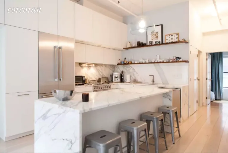 New York City Real Estate | View 104 Reade Street, 4E | Sleek and Modern Chef's Kitchen | View 3