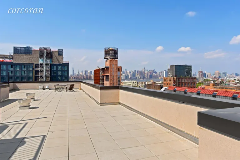 New York City Real Estate | View 70 Berry Street, 6D | Communal Roof Terrace | View 6