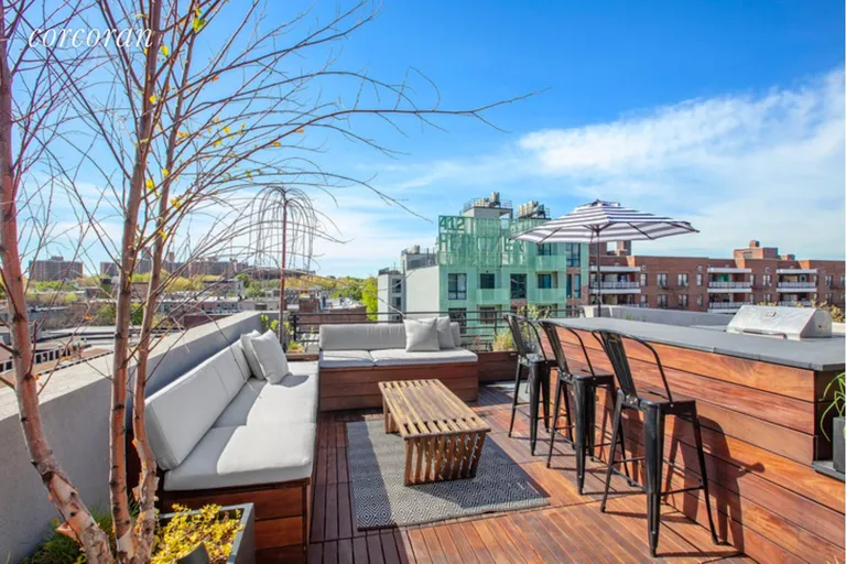 New York City Real Estate | View 419 Herkimer Street, 4F | Private Rooftop | View 5