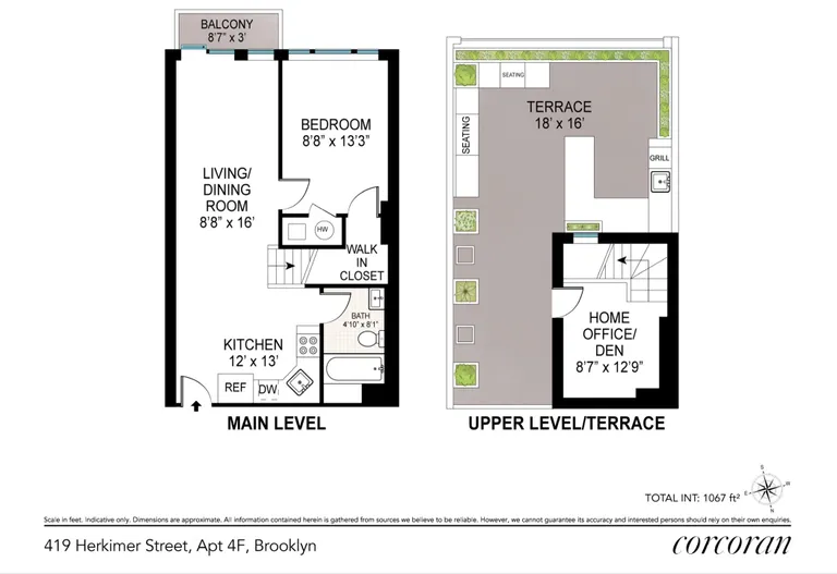 419 Herkimer Street, 4F | floorplan | View 6