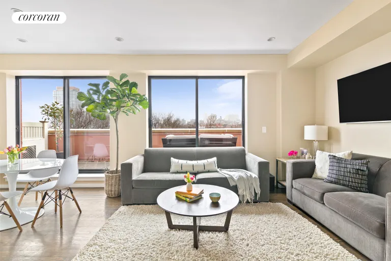 New York City Real Estate | View 100 Congress Street, 407-507 | Living Room | View 3