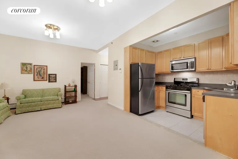 New York City Real Estate | View 344 Degraw Street, 1C | lining, living, kitchen | View 4