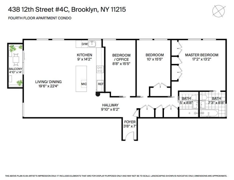 438 12th Street, 4C | floorplan | View 22