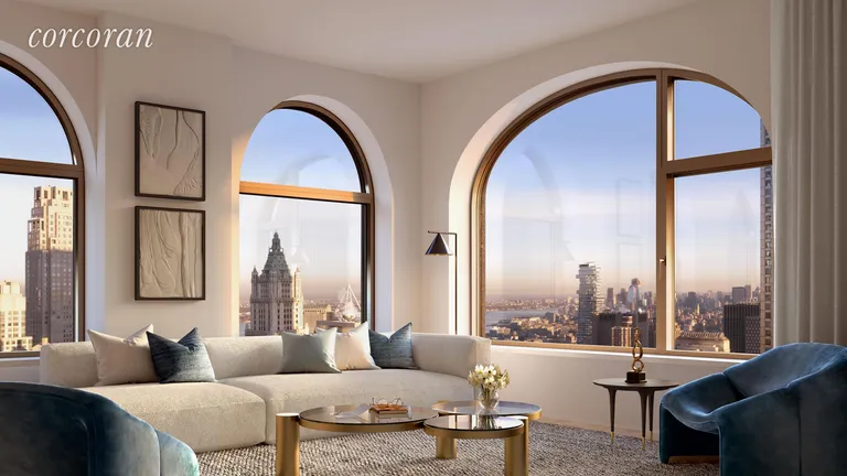 New York City Real Estate | View 130 William Street, 38B | 2 Beds, 2 Baths | View 1