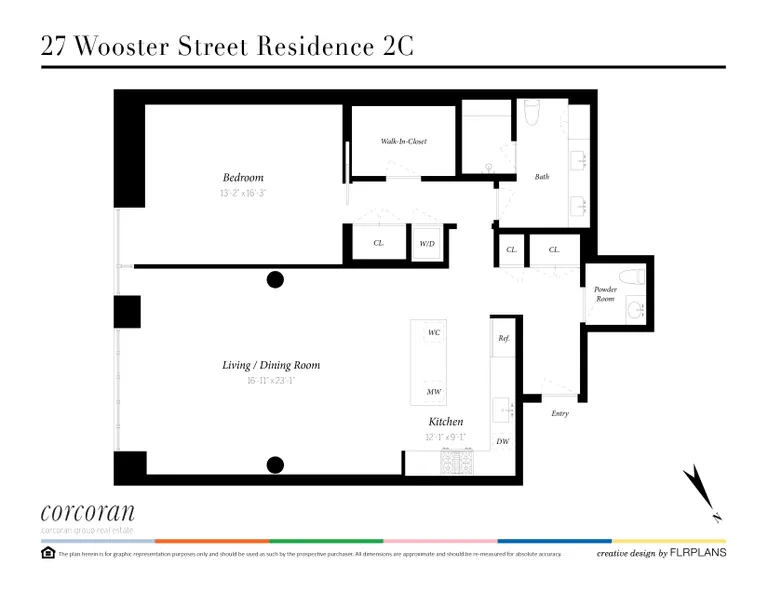 27 Wooster Street, 2C | floorplan | View 7
