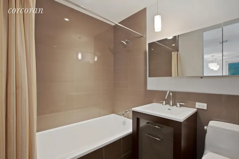 New York City Real Estate | View 125 North 10th Street, S5D | Spa-like Bathroom with Over-sized Soaking Tub  | View 7