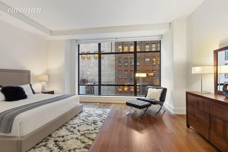 New York City Real Estate | View 10 Madison Square West, 5G | Master Bedroom | View 6