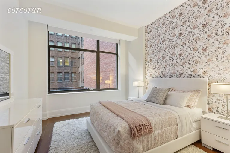 New York City Real Estate | View 10 Madison Square West, 5G | Guest Bedroom | View 7