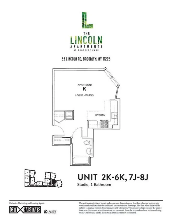 33 Lincoln Road , 7-J | floorplan | View 19