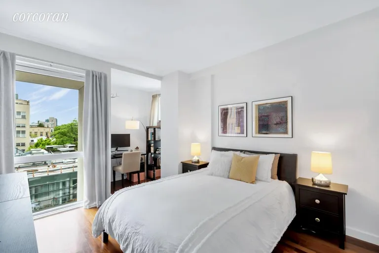 New York City Real Estate | View 125 North 10th Street, S4F | King-Sized Bedroom With Windowed Home Office  | View 4