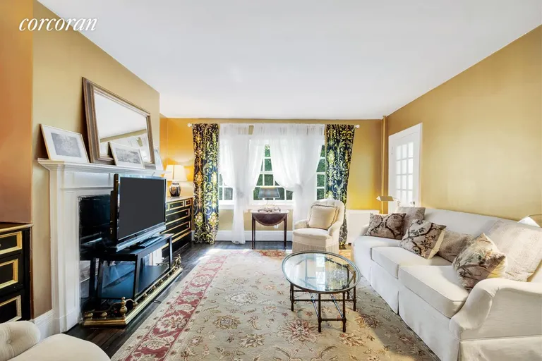 New York City Real Estate | View 34 Greenway Terrace | Bedroom/Den with Fireplace Detail | View 12