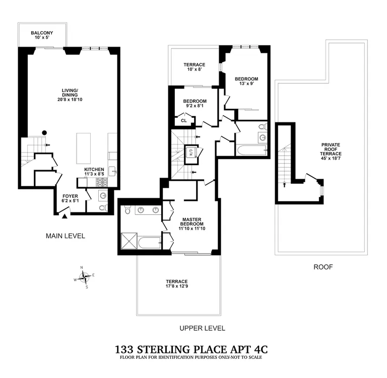 133 Sterling Place, 4C | floorplan | View 12