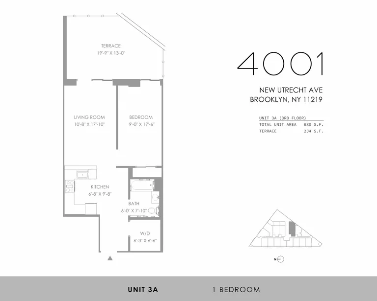 4001 New Utrecht Avenue, 3A | floorplan | View 7