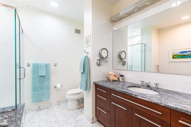 New York City Real Estate | View 272 West 107th Street, 21A | Master Bathroom | View 6