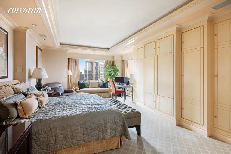 New York City Real Estate | View 721 Fifth Avenue, 60AB | Spacious Master Bedroom Suite | View 5
