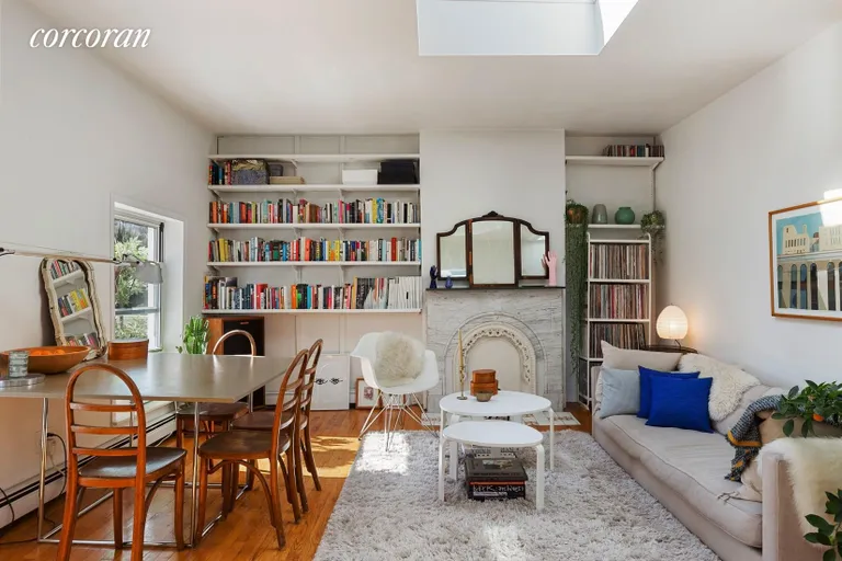 New York City Real Estate | View 110 Clinton Avenue, 3A | Charming living room | View 4