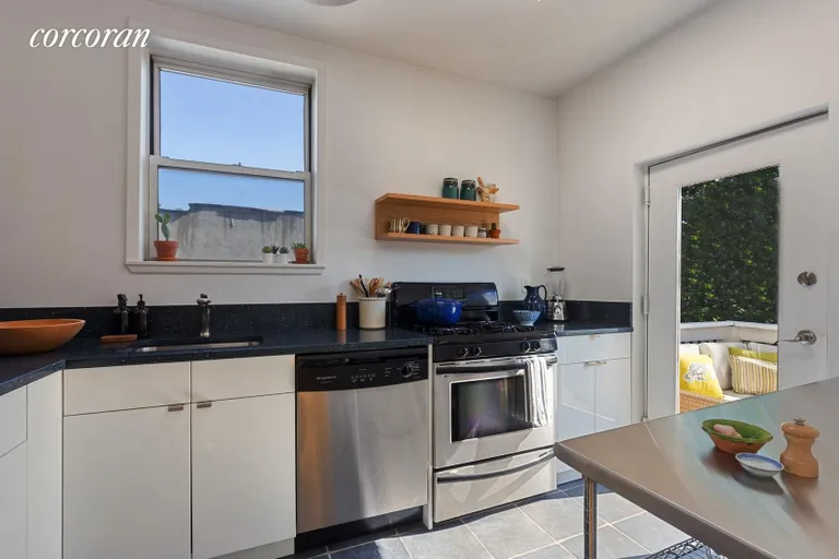New York City Real Estate | View 110 Clinton Avenue, 3A | Minimalist and functional kitchen | View 3