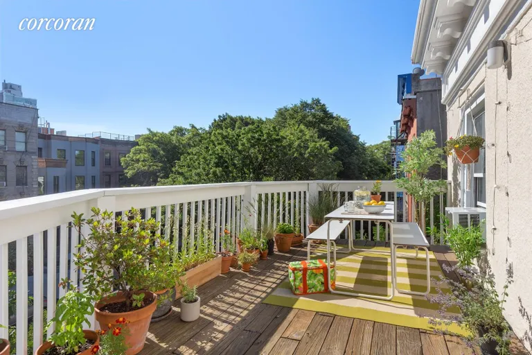 New York City Real Estate | View 110 Clinton Avenue, 3A | Expansive balcony | View 2