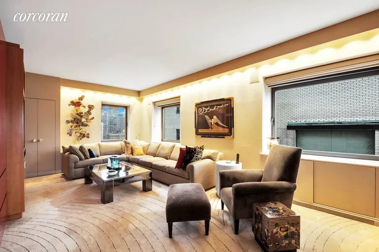 New York City Real Estate | View 860 Fifth Avenue, 19H | Second Bedroom Used as a Media Room | View 18