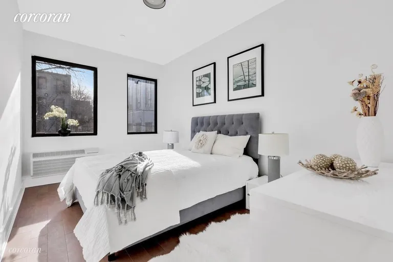 New York City Real Estate | View 684 Madison Street, 2B | Garden Facing En-Suite Bedroom | View 4