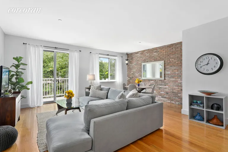 New York City Real Estate | View 197 Spencer Street, 4B | Pretty & Pristine Living Area | View 2