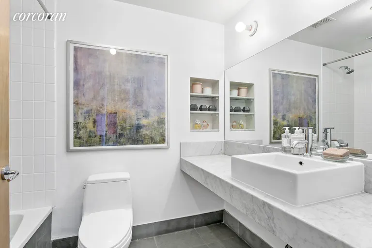 New York City Real Estate | View 197 Spencer Street, 4B | Bodacious Bathroom  | View 7