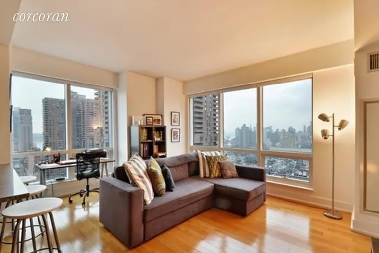 New York City Real Estate | View 350 West 42Nd Street, 28B | 1 Bed, 1 Bath | View 1