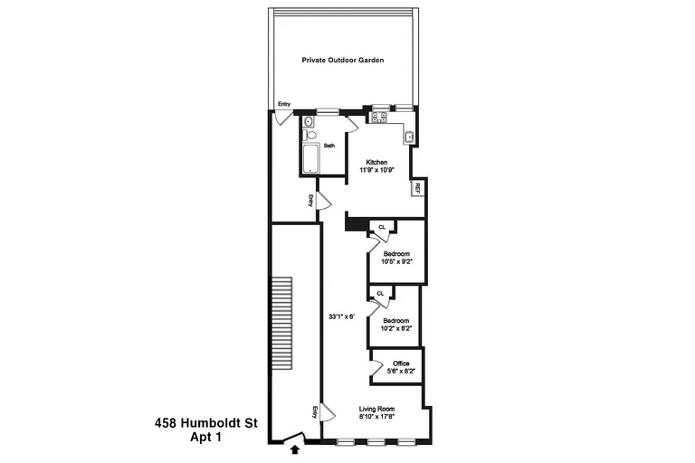 458 Humboldt Street, 1 | floorplan | View 10