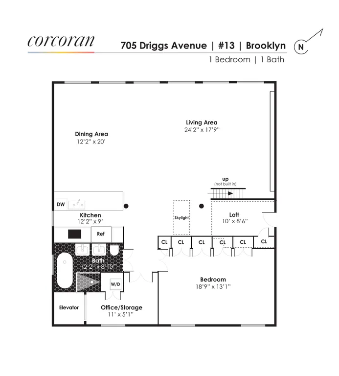 705 Driggs Avenue, 13 | floorplan | View 11