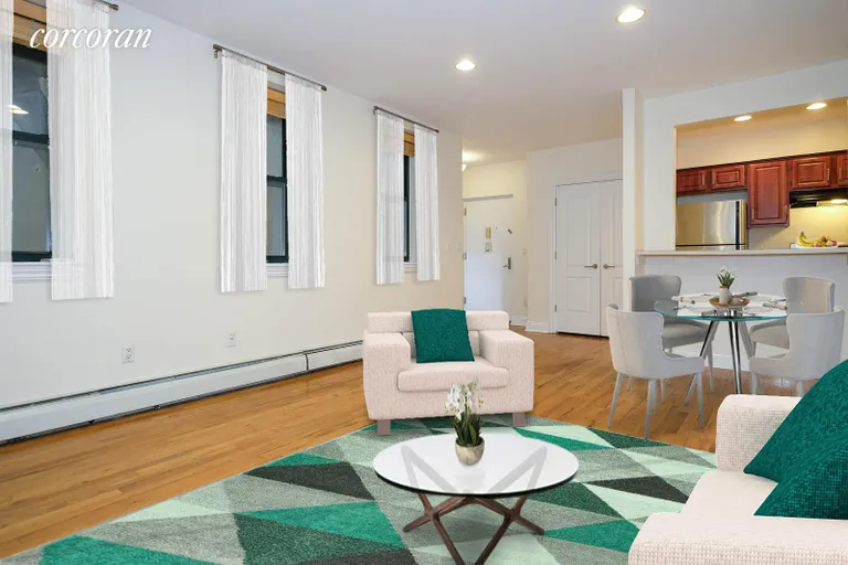 New York City Real Estate | View 2098 Frederick Douglass Boulevard, 2D | Living Room | View 5