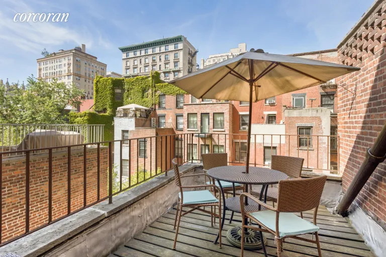 New York City Real Estate | View 263 West 90th Street | Terrace off floor-thru | View 17