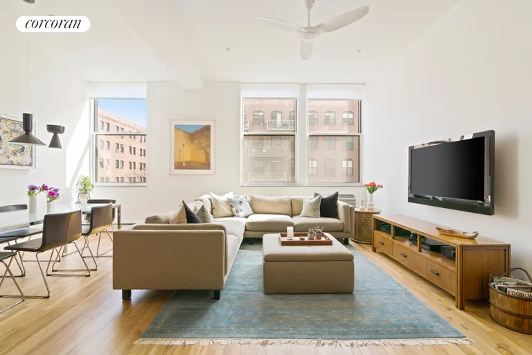 New York City Real Estate | View 438 12th Street, 3D | Open Loft like Living Room | View 3