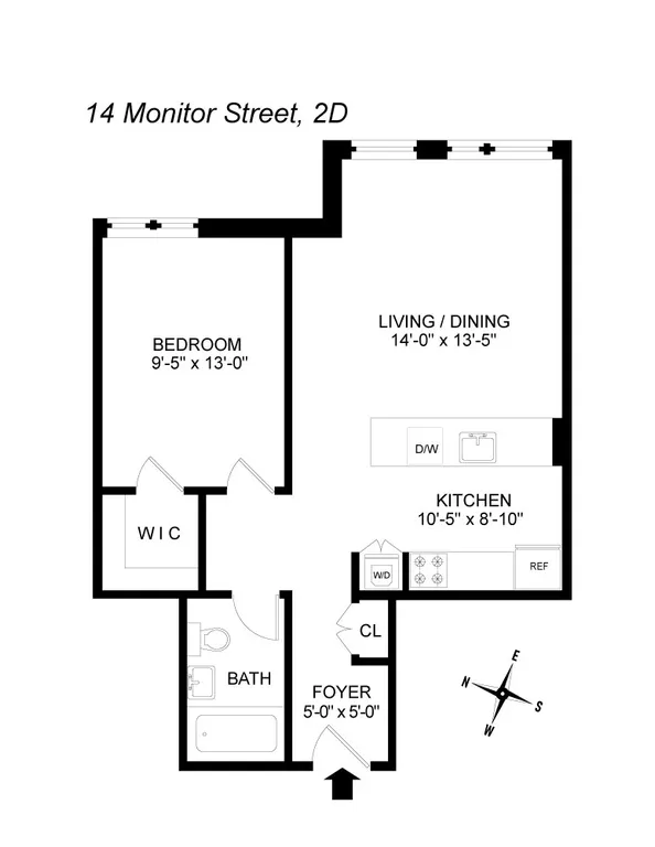 14 Monitor Street, 2D | floorplan | View 5