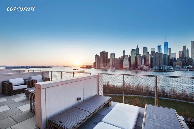 New York City Real Estate | View 90 Furman Street, N1016 | Oversized Roof Terrace | View 5