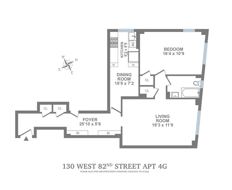 139 West 82nd Street, 4G | floorplan | View 15
