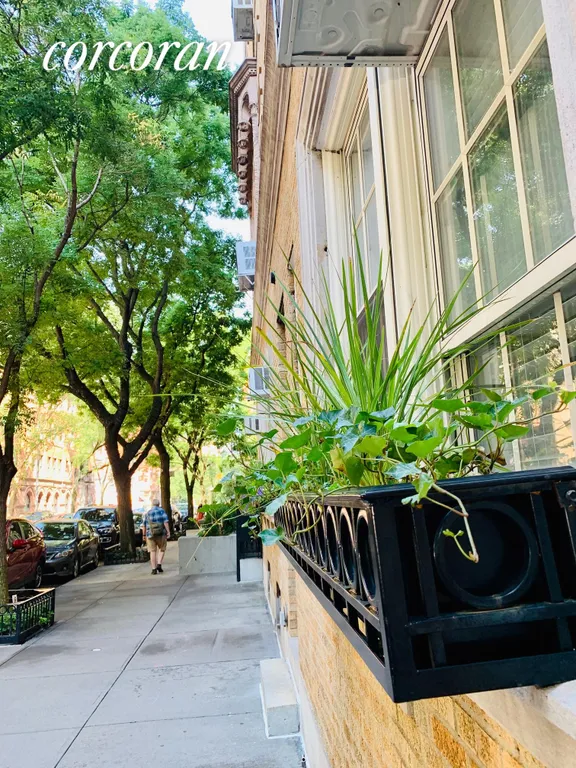 New York City Real Estate | View 139 West 82nd Street, 4G | Building with beautiful flower boxes | View 11
