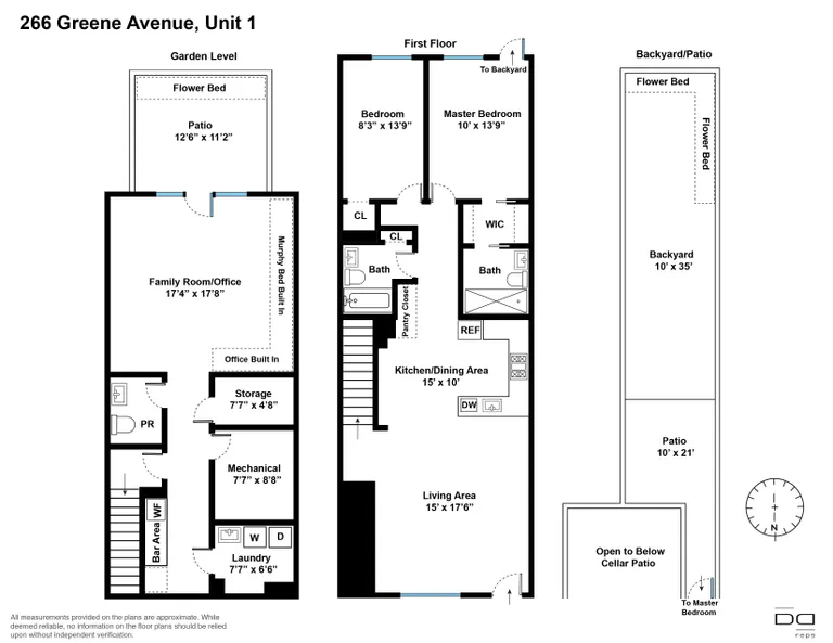 266 Greene Avenue, 1 | floorplan | View 15