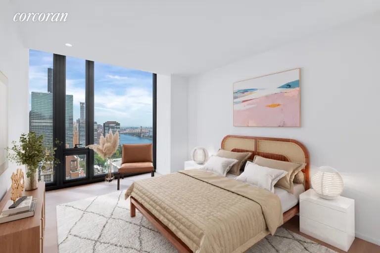 New York City Real Estate | View 695 First Avenue, 29H | Bedroom | View 2