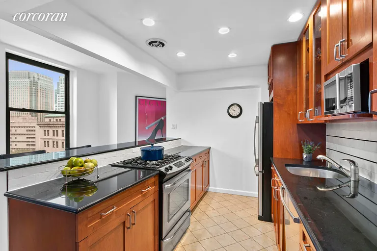 New York City Real Estate | View 75 Livingston Street, 13A | Windowed kitchen  | View 3