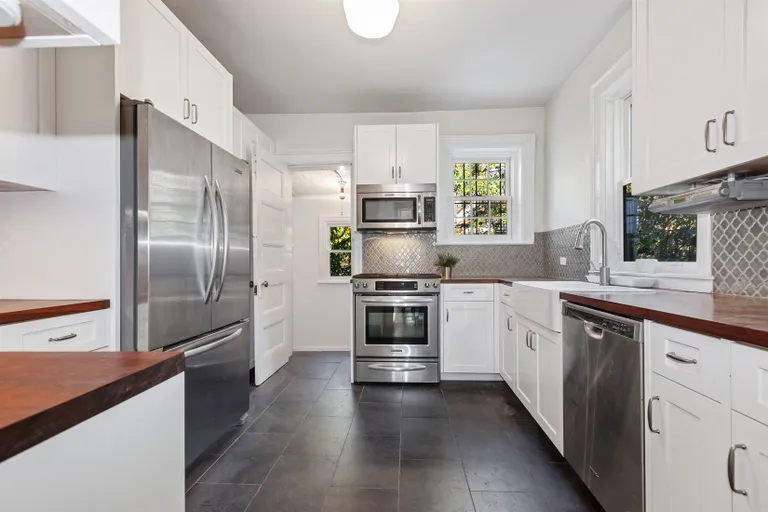 New York City Real Estate | View 30 Chester Court | Renovated, windowed kitchen | View 4