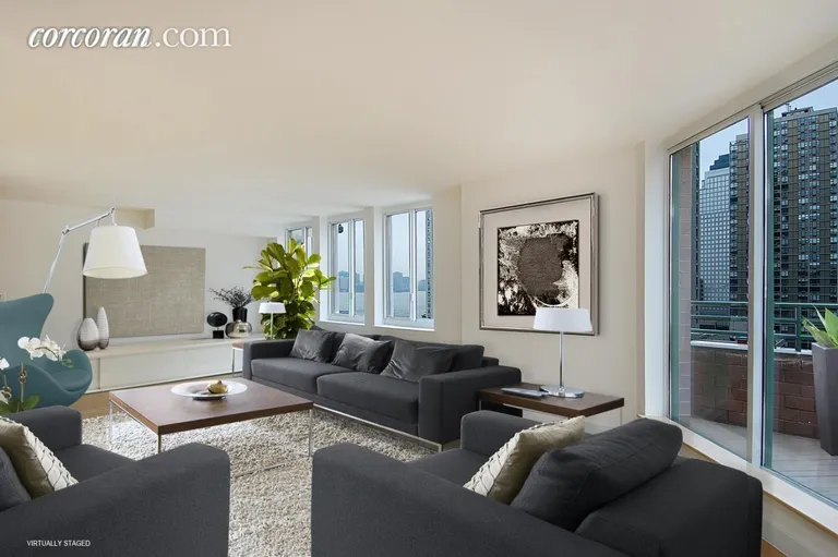 New York City Real Estate | View 333 Rector Place, 1503 | 3 Beds, 3 Baths | View 1